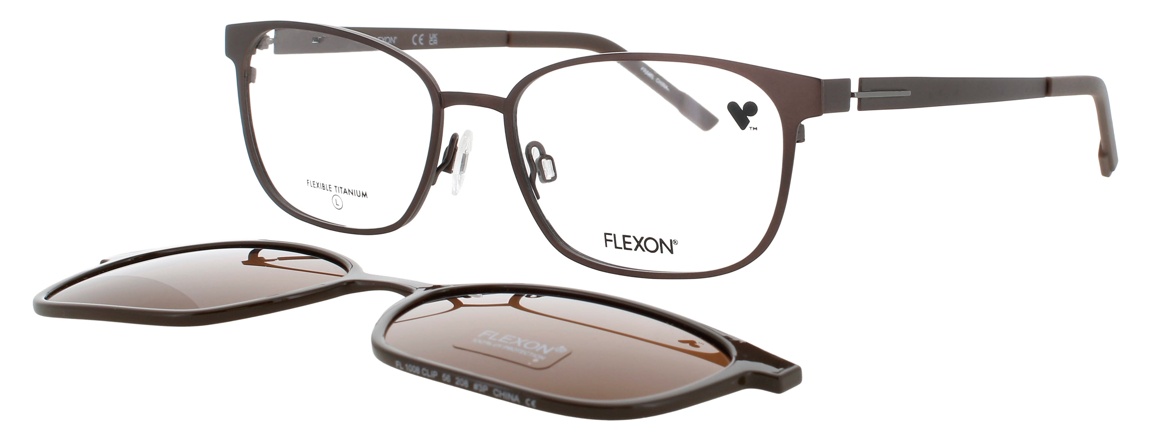 Flexon Flx1008mag-Set Eyeglasses by ModaFrames