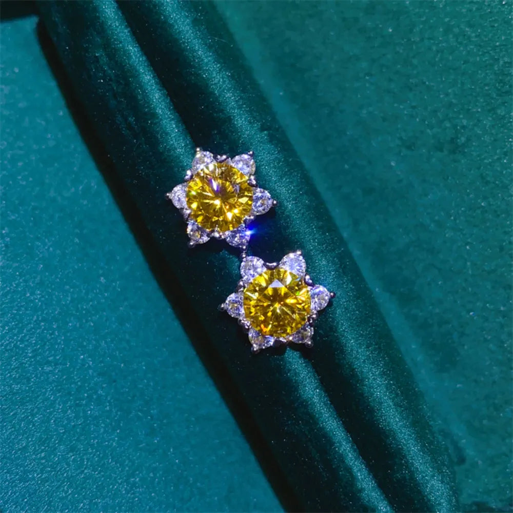 2 Carat Sparkala™ 925 Sterling Silver Stud Earrings by Sparkala