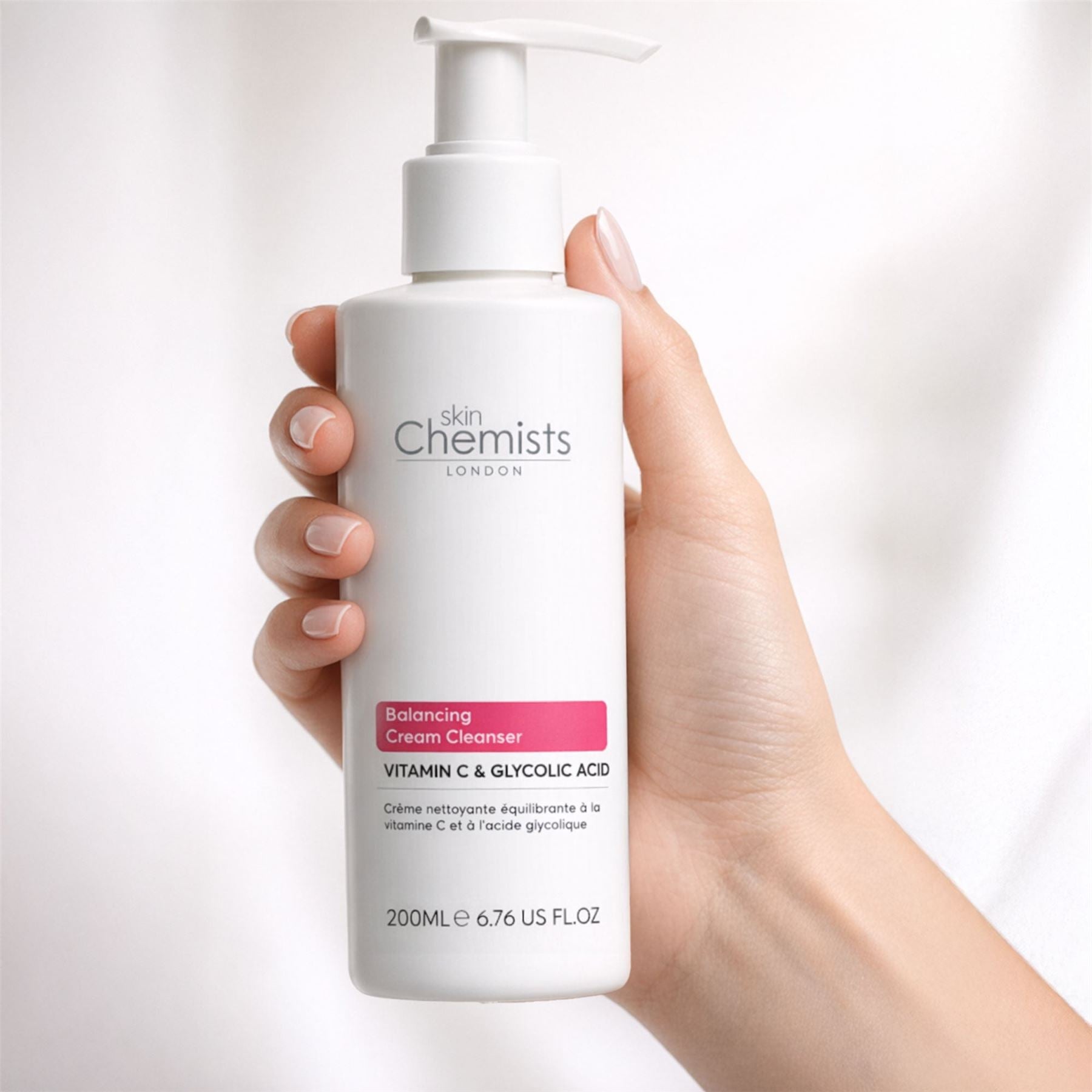 Balancing Vitamin C & Glycolic Acid Cream Cleanser 200ml by skinChemists US