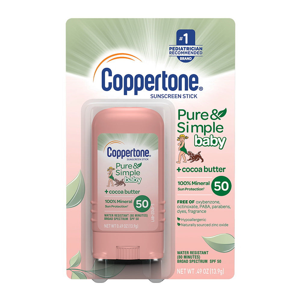 Coppertone Water Babies Pure & Simple Sunscreen Stick SPF 50 by Pasteur Pharmacy