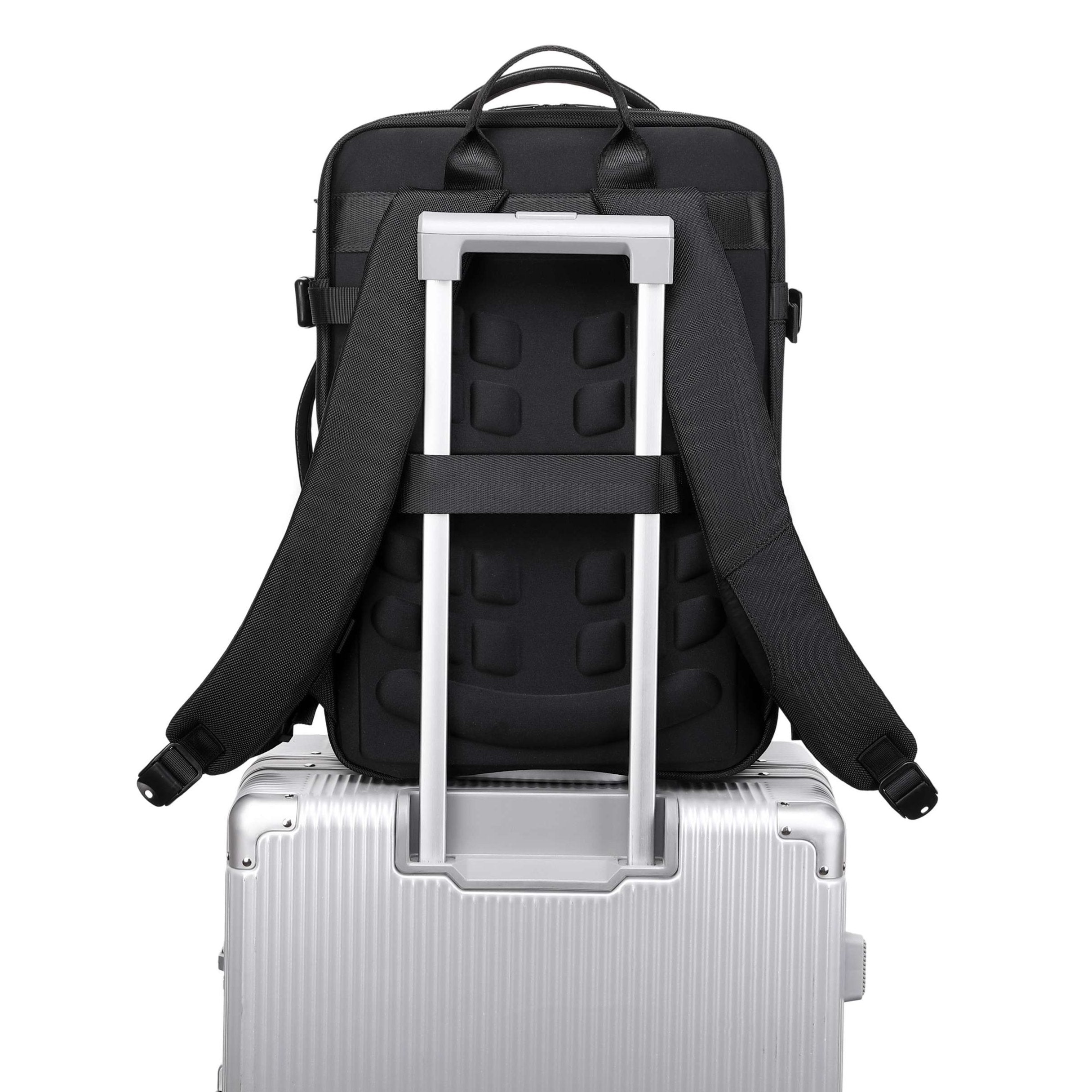 Pro Travel Vegan Backpack 401 - Expandable & Lock by Doshi FCSA