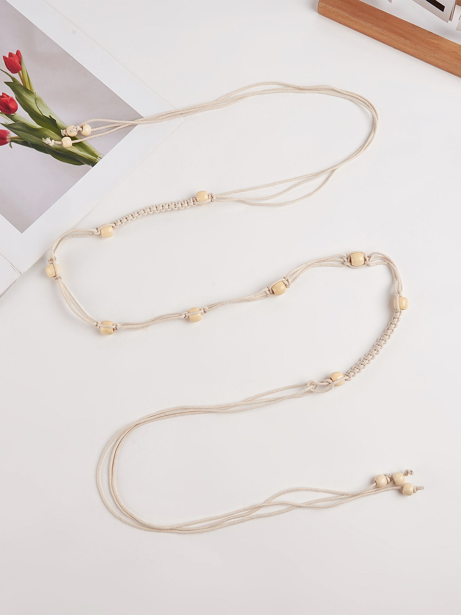 Cotton-Linen Knotted Belt by LINTICO