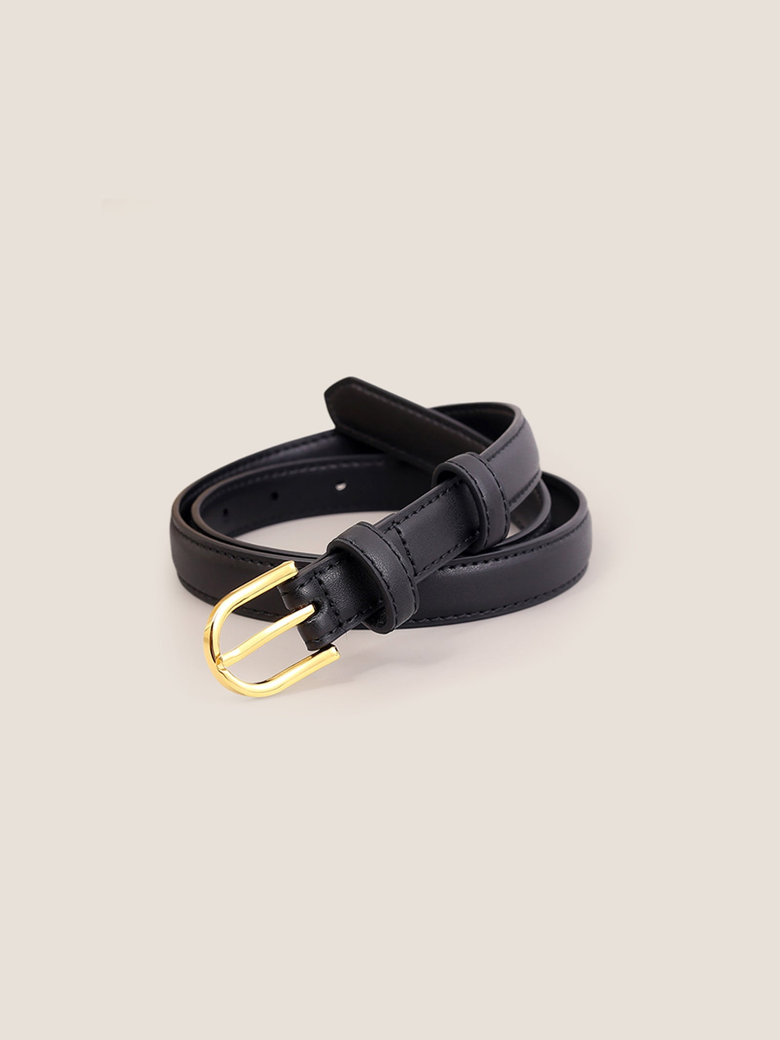 Premium Cowhide Belt With Retro Electroplated Alloy Buckle by LINTICO
