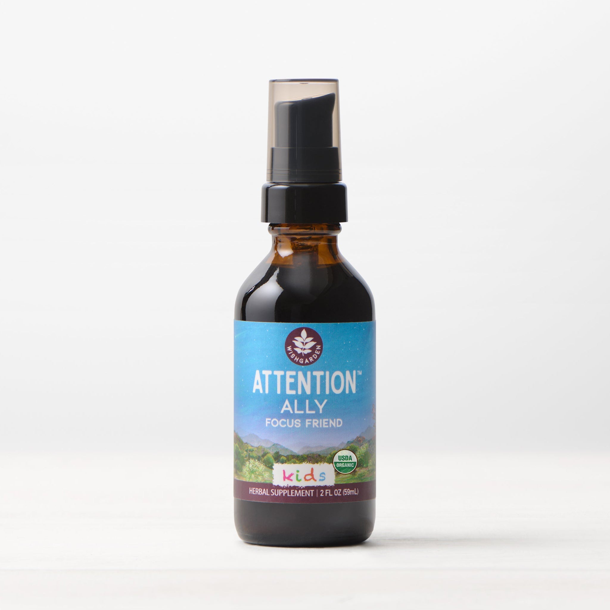 Attention Ally, Focus Friend for Kids by WishGarden Herbs