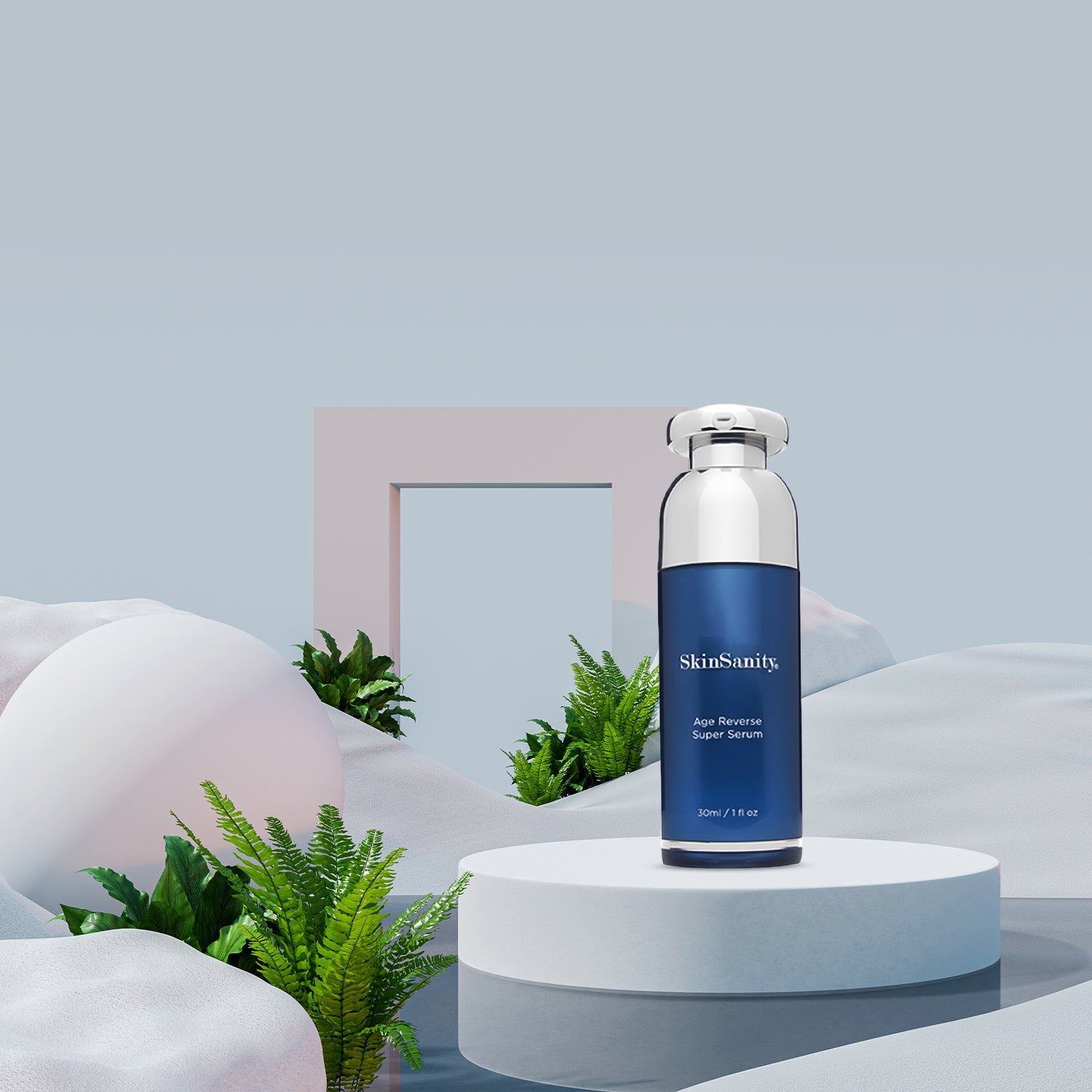 SkinSanity® Age Reverse Super Serum with Triple Peptides 1 fl oz by Best Clean Beauty