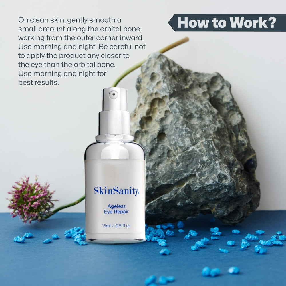 SkinSanity® Eye Repair Serum with Hyaluronic Acid and Marine Algae 0.5 fl oz by Best Clean Beauty