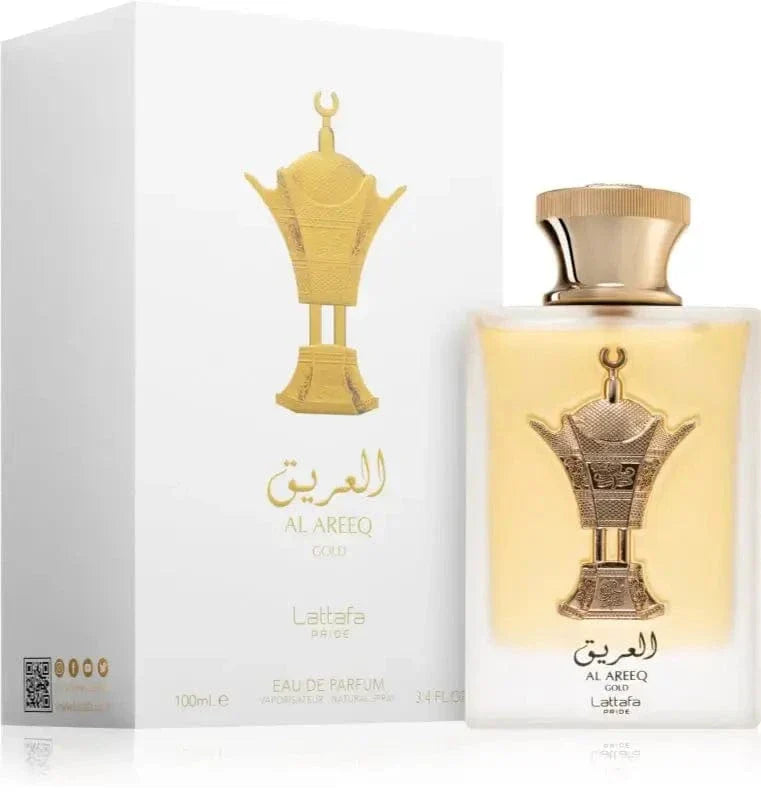 Al Areeq Gold By Lattafa Unisex 3.4 oz EDP Spary by perfumesandrea