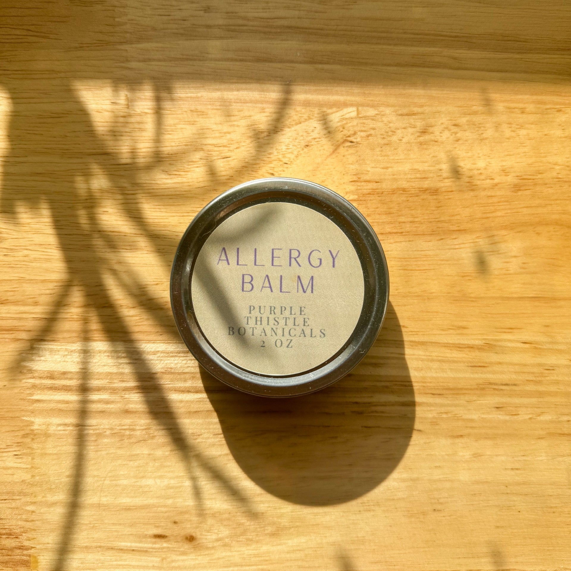 Allergy Balm by Purple Thistle Botanicals