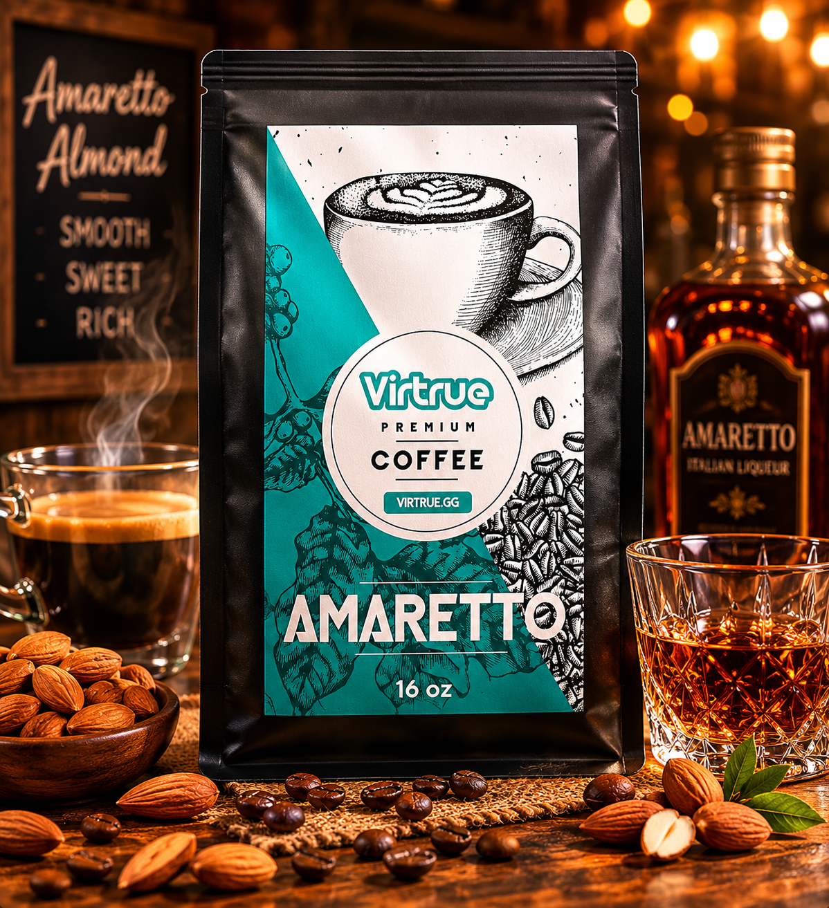 Flavored Coffee – 16oz | Small Batch, Expertly Roasted, No Sugar by Virtrue