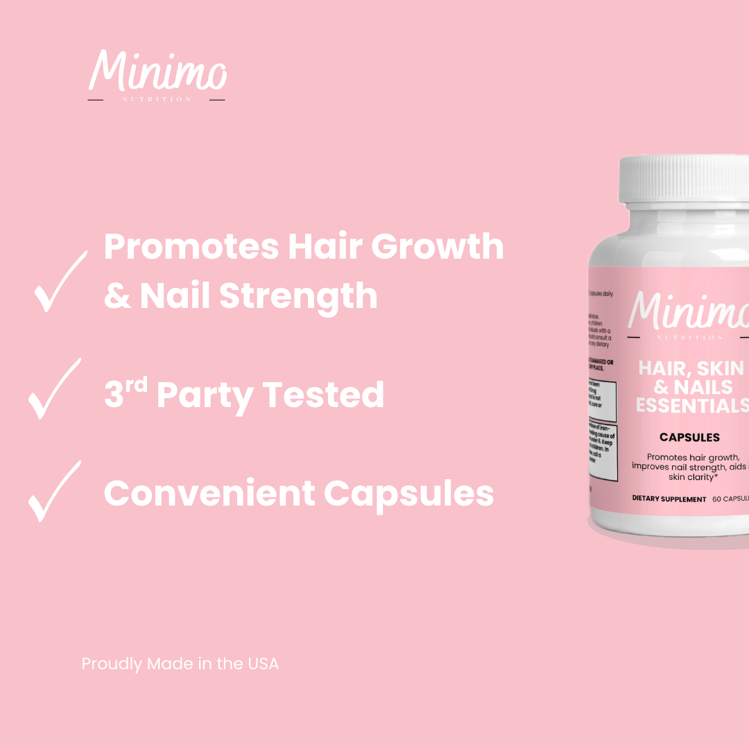 Hair, Skin and Nails Essentials, 60 ct. by Minimo Nutrition