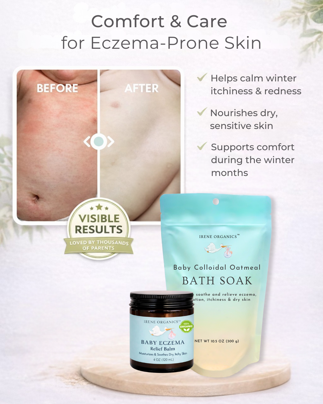 Baby Colloidal Oatmeal Bath Soak by Irene Organics