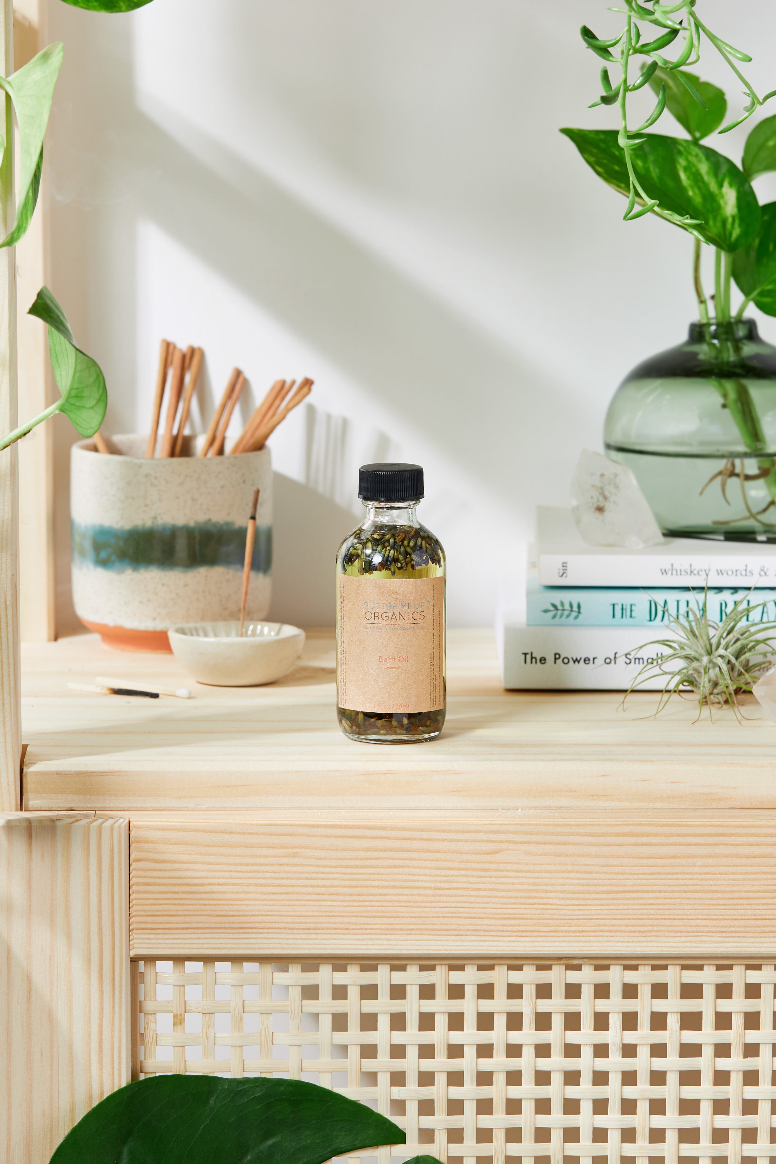 Bath Oil Healing and Relaxing Lavender by Butter Me Up Organics