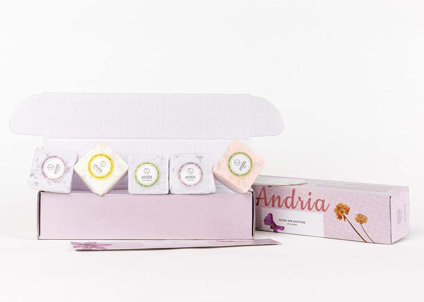 Mixed scents Shower Steamers Gift Set - 5 Big Fizzies, Cheer Up Package by Lizush