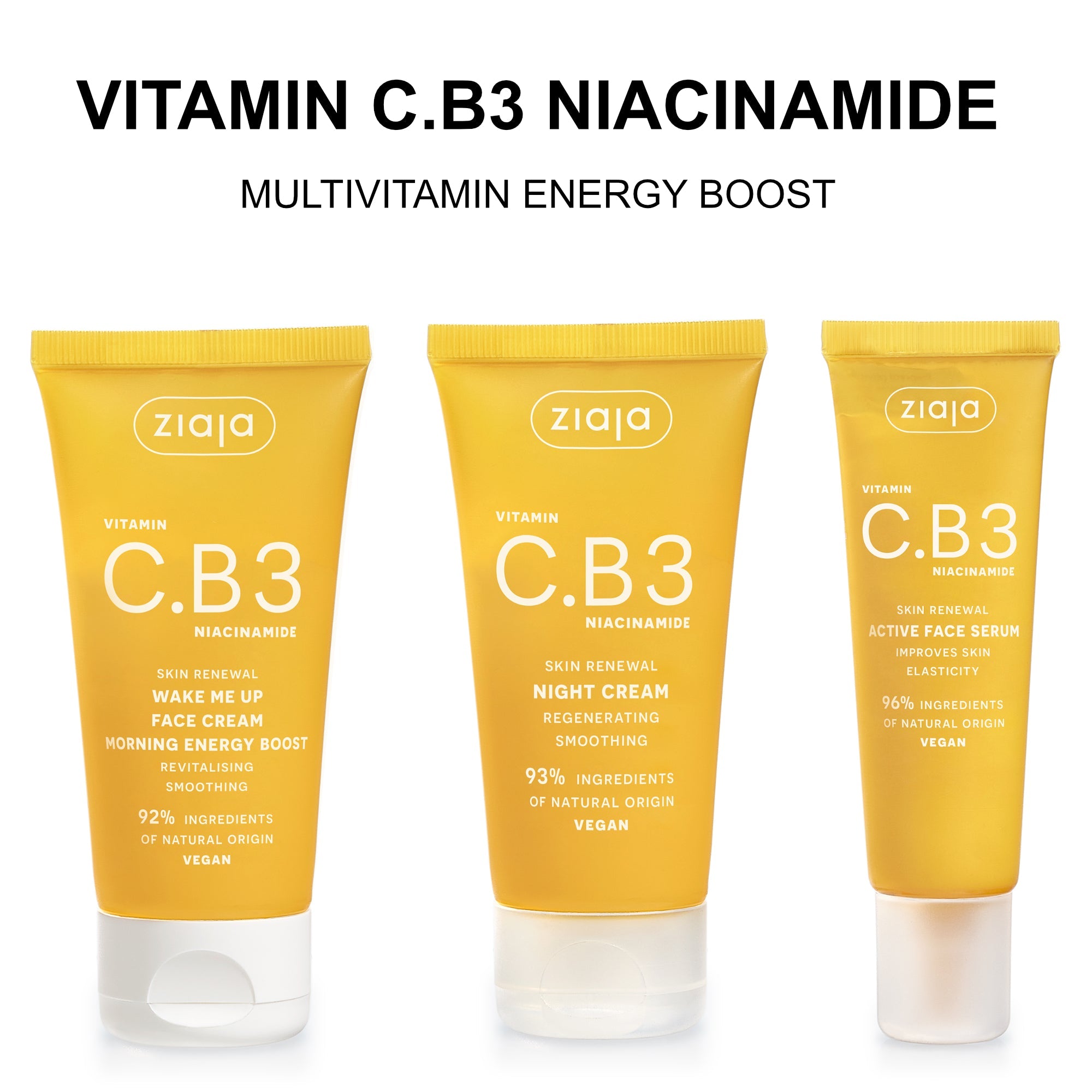 Vitamin C.B3 NIACINAMIDE - Bundle Day, Night & Serum by Ziaja® USA Webstore