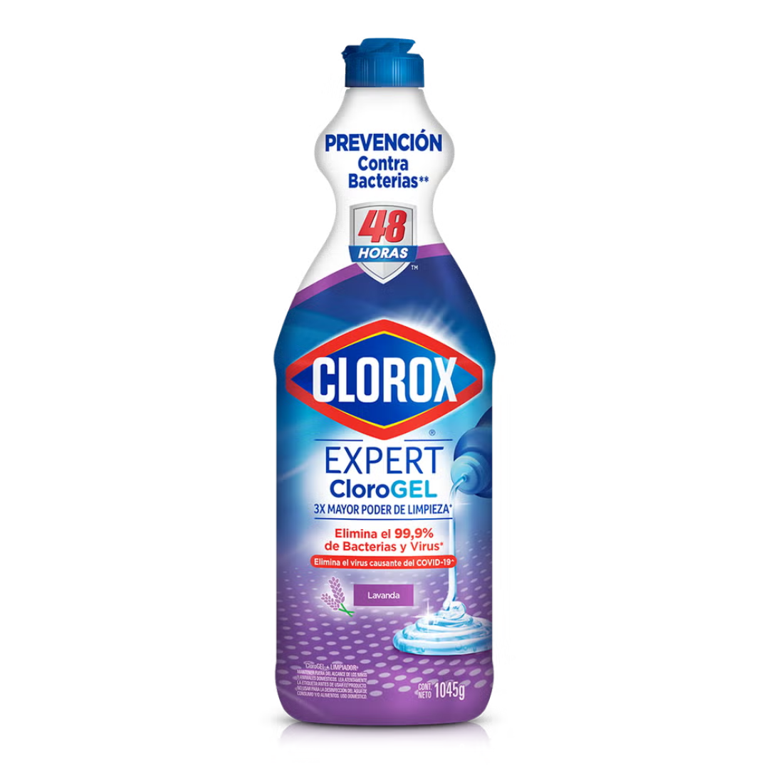 Clorox PowerGel Toilet Bowl Cleaner, 24 oz – Lavender by Farmacias Savia