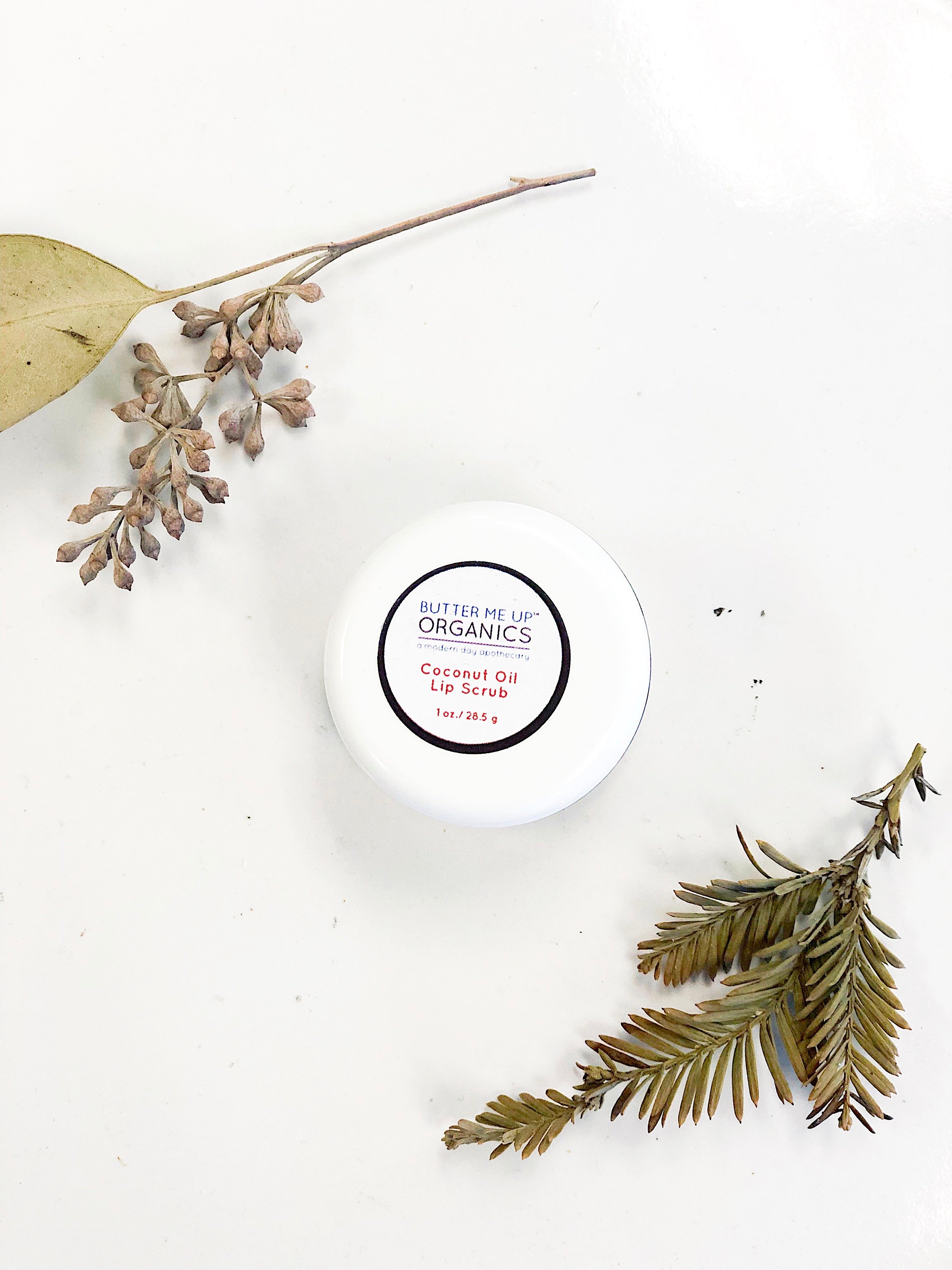 Organic Coconut Lip Scrub by Butter Me Up Organics