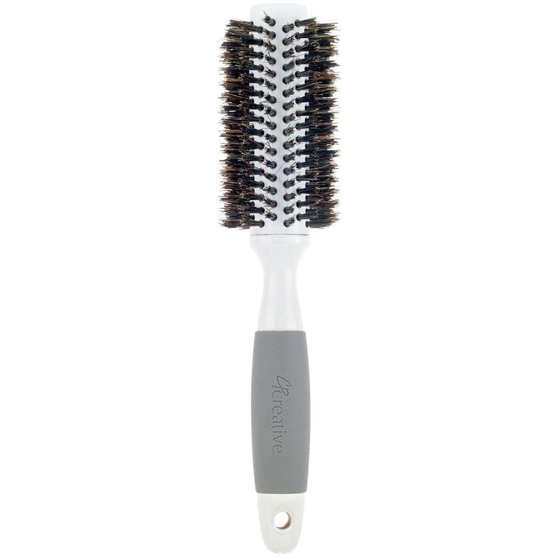 Ceramic Barrel Round Boar Bristle Hair Brush for Thick Hair by Pasteur Pharmacy