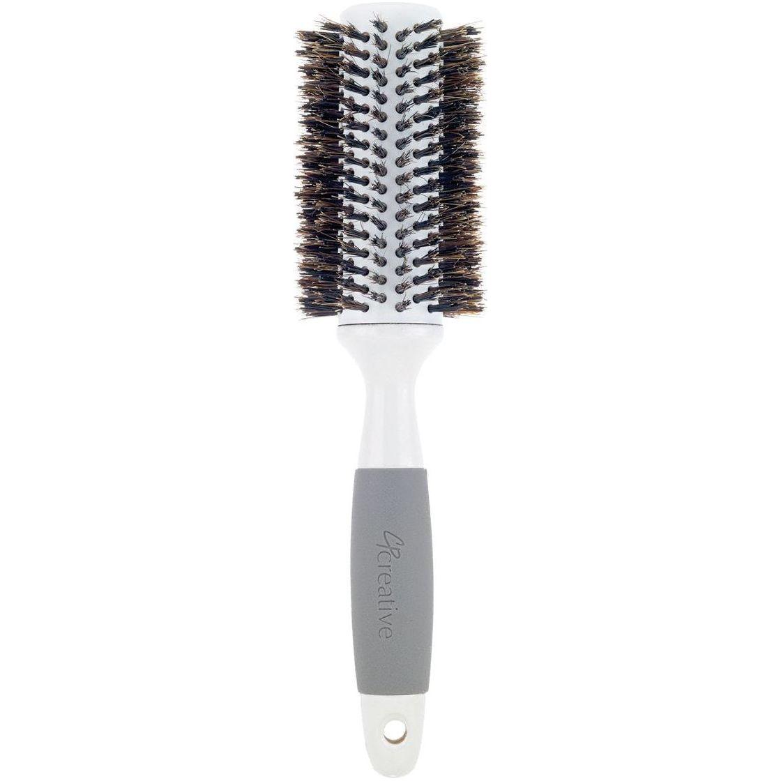 Ceramic Barrel Round Boar Bristle Hair Brush for Thick Hair by Pasteur Pharmacy