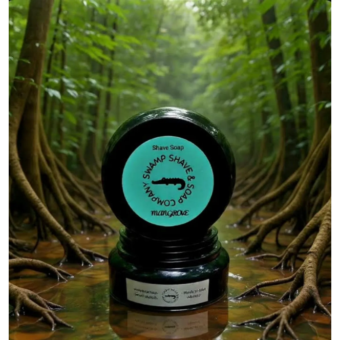Swamp Shave & Soap Company Mangrove Shave Soap 4.2 Oz by Pasteur Pharmacy
