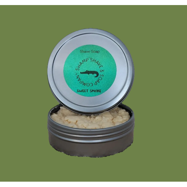 Swamp Shave & Soap Company Sweet Smoke Shave Soap 4.2 Oz by Pasteur Pharmacy