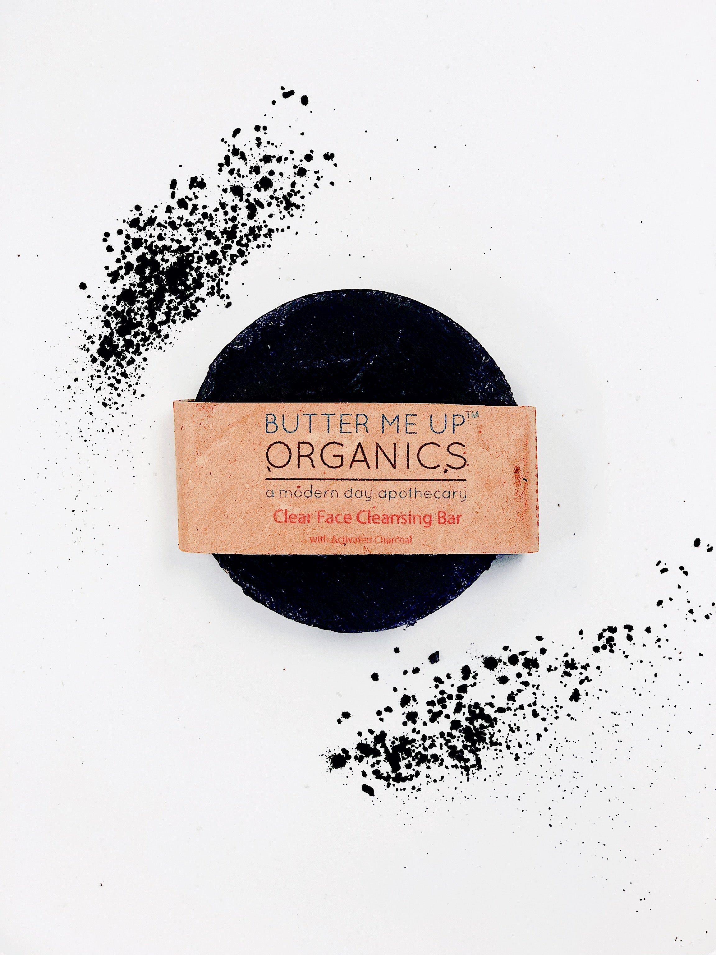 Face Wash Organic Activated Charcoal Face Soap by Butter Me Up Organics