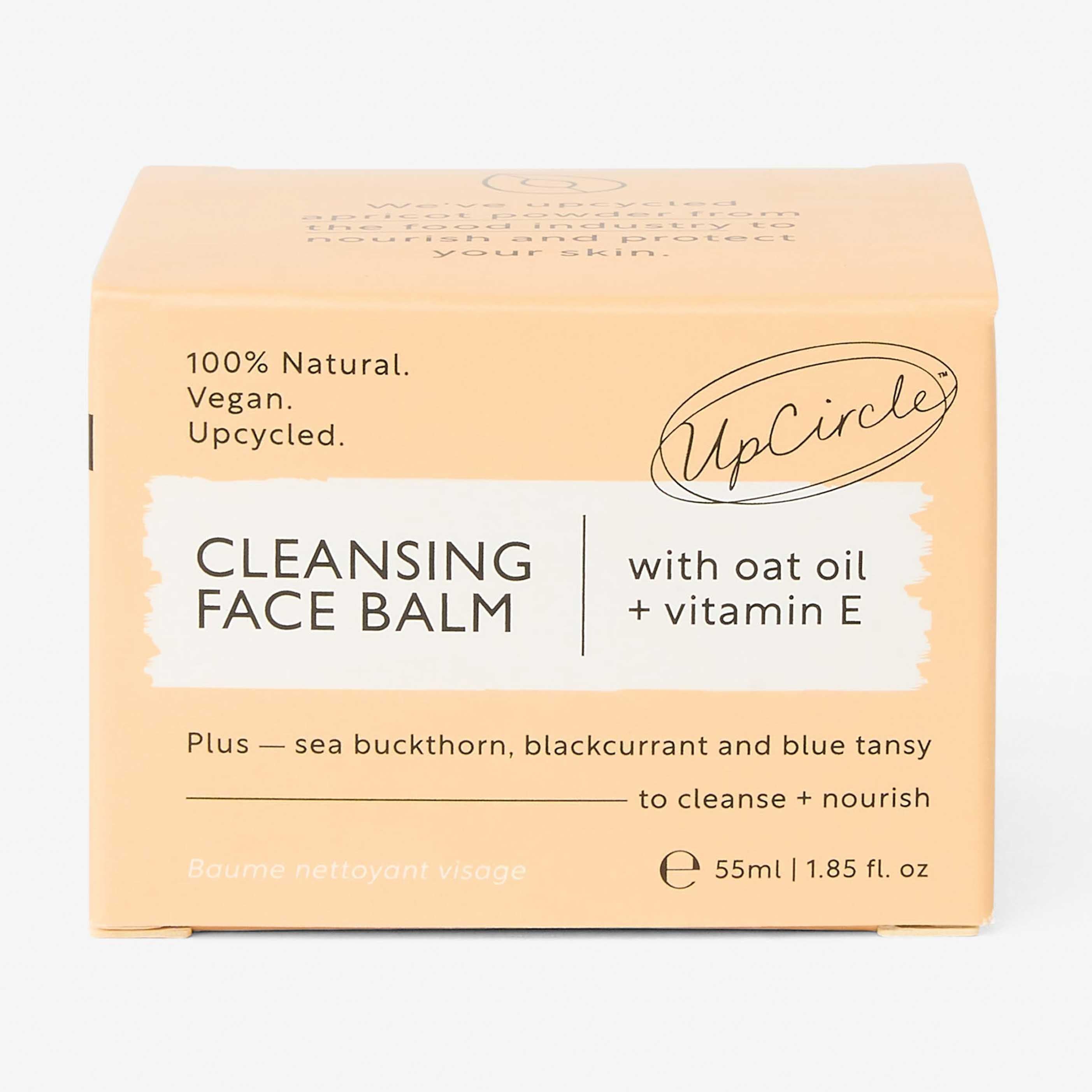 Cleansing Face Balm with Oat Oil + Vitamin E by UpCircle