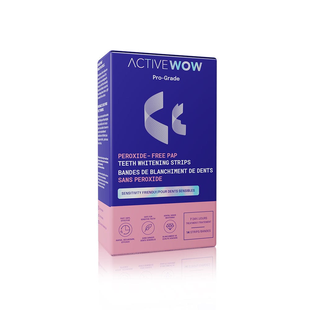 Teeth Whitening Strips - Peroxide-free PAP by Active Wow