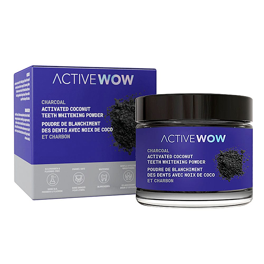 Activated Charcoal Teeth Whitening Powder by Active Wow