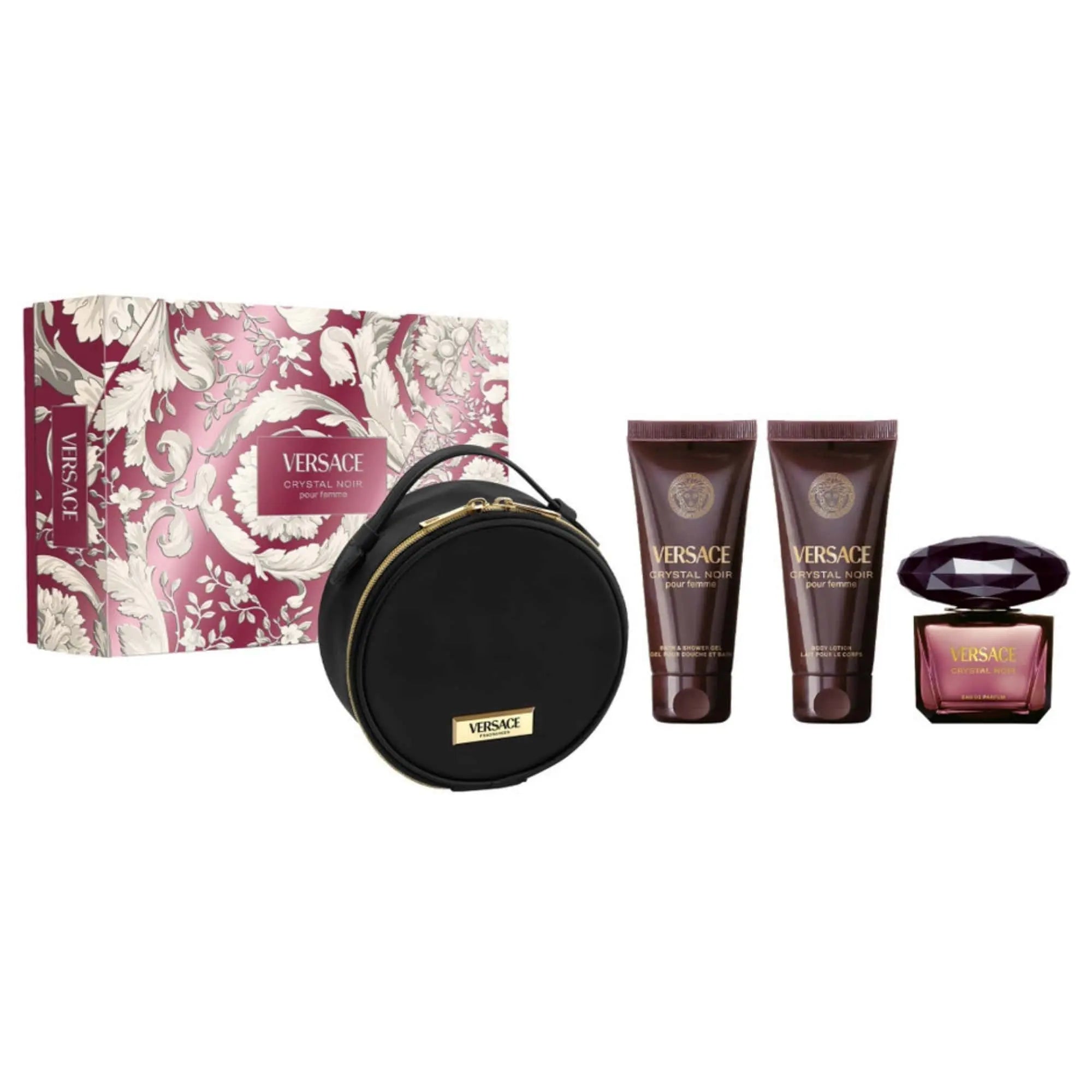 Crystal Noir By Versace For Women 4Pcs Set EDP Spray by perfumesandrea