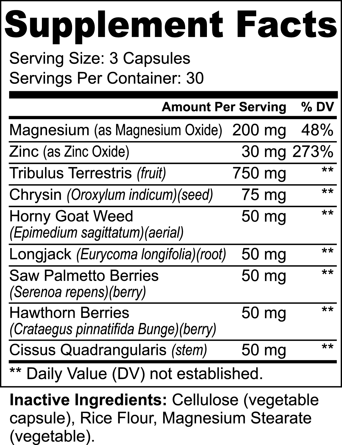 D-BULK: Anabolic Nutrient Partitioning Complex | 60 Servings – Magnesium, Horny Goat Weed & Natural Actives for Muscle Performance by 2020WFG