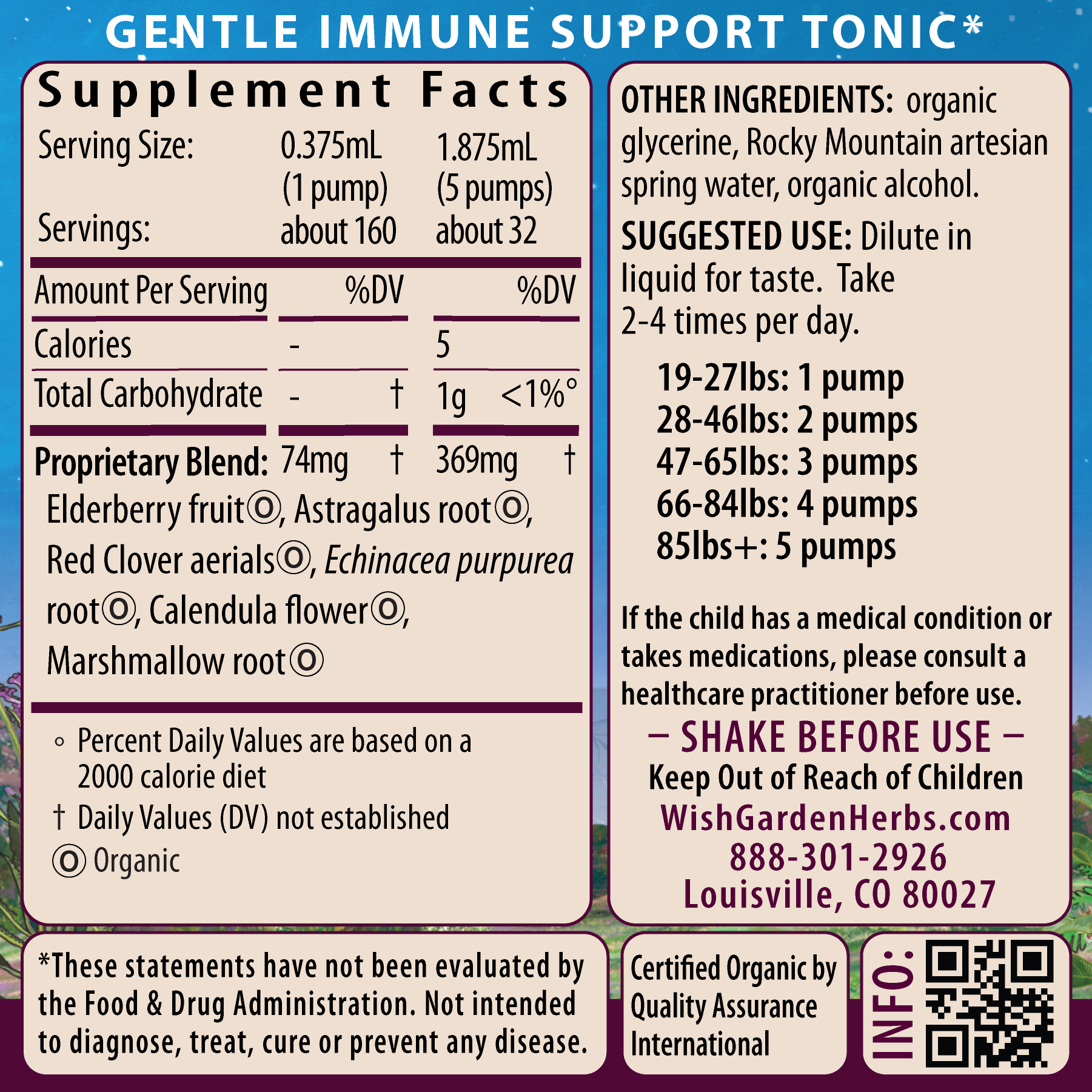 Daily Immune, Builder For Kids by WishGarden Herbs