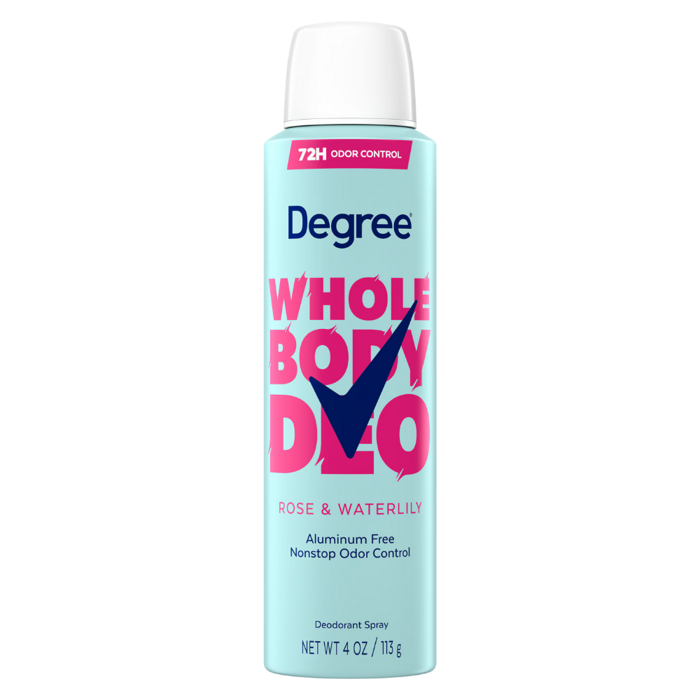 Degree Whole Body Deodorant Spray Rose & Waterlily (4 oz) by Farmacias Savia