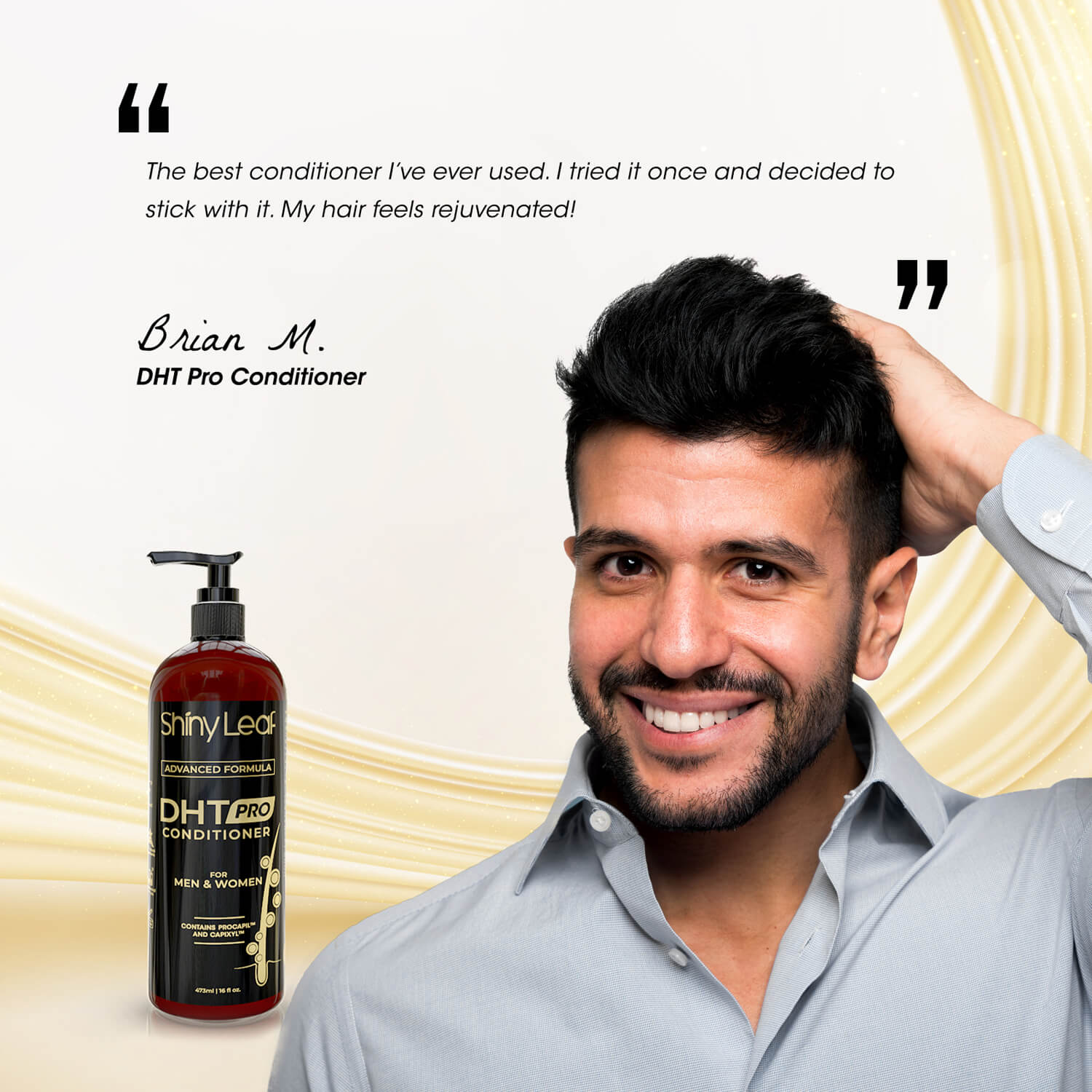 DHT Pro Conditioner with Procapil & Capixyl — 16 oz by Shiny Leaf