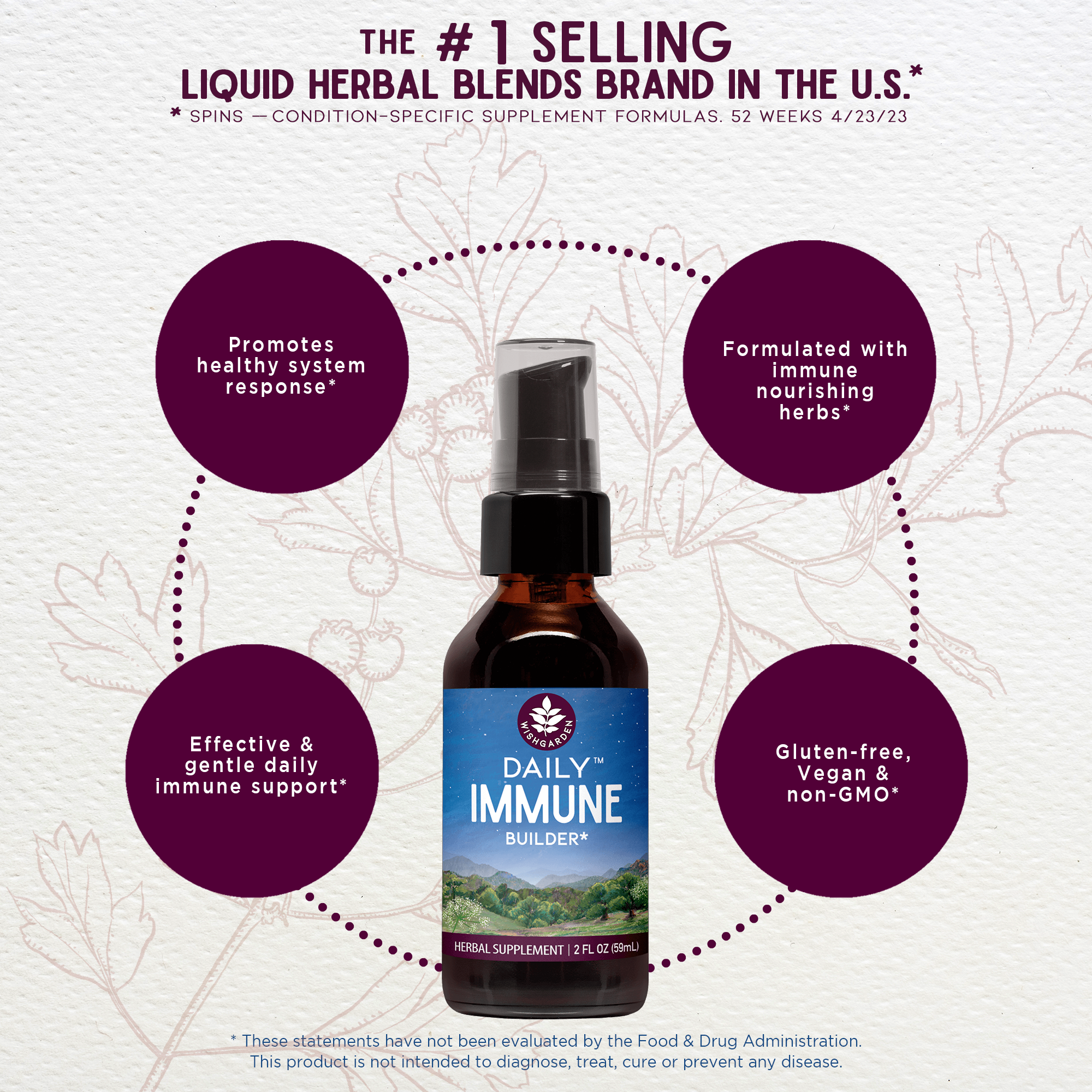 Daily Immune, Builder by WishGarden Herbs