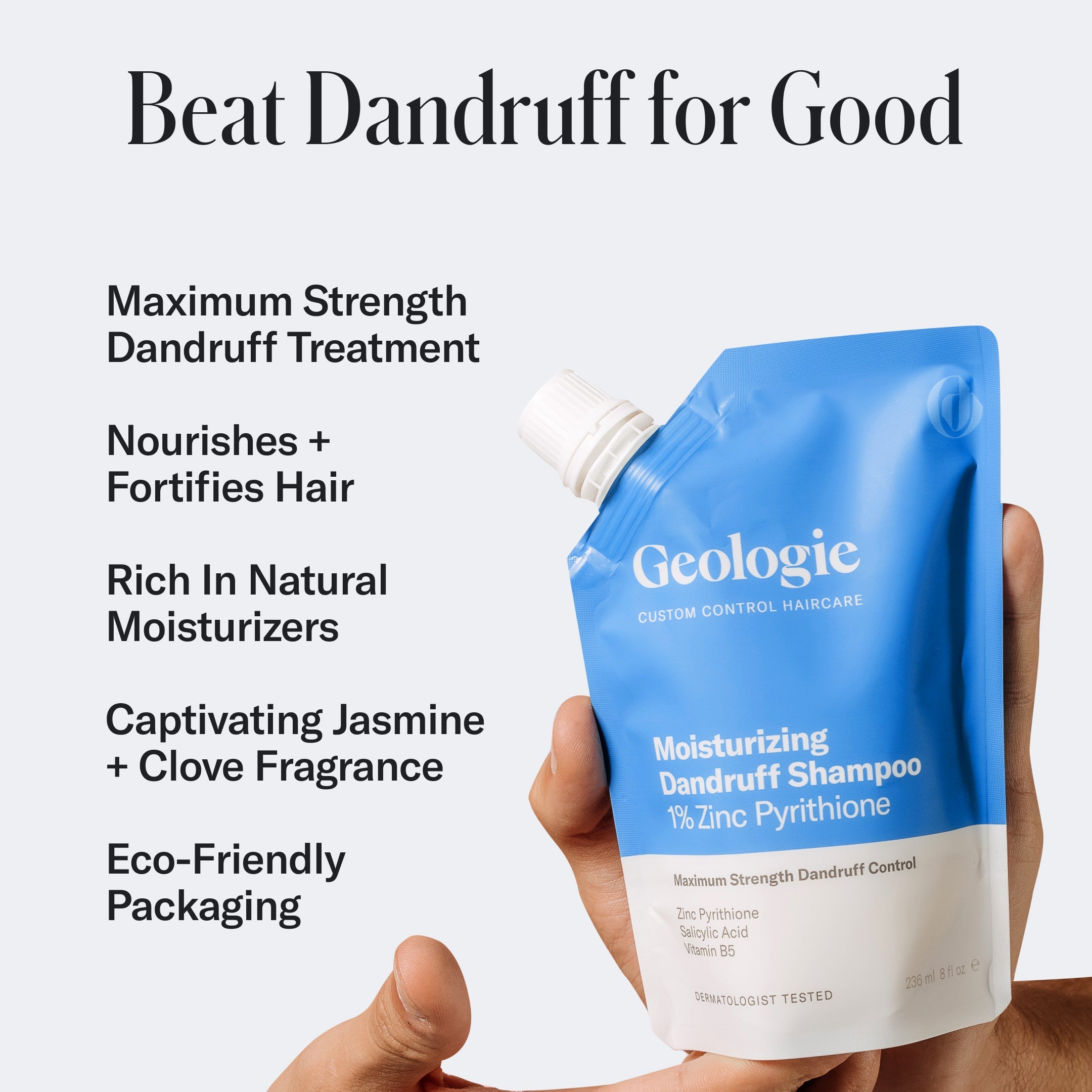 Moisturizing Dandruff Shampoo by Geologie