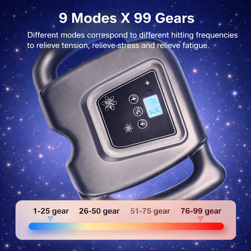ThermaPulse™ Deep Tissue Massage Gun – Percussion & Heat Therapy by Zorelie.co