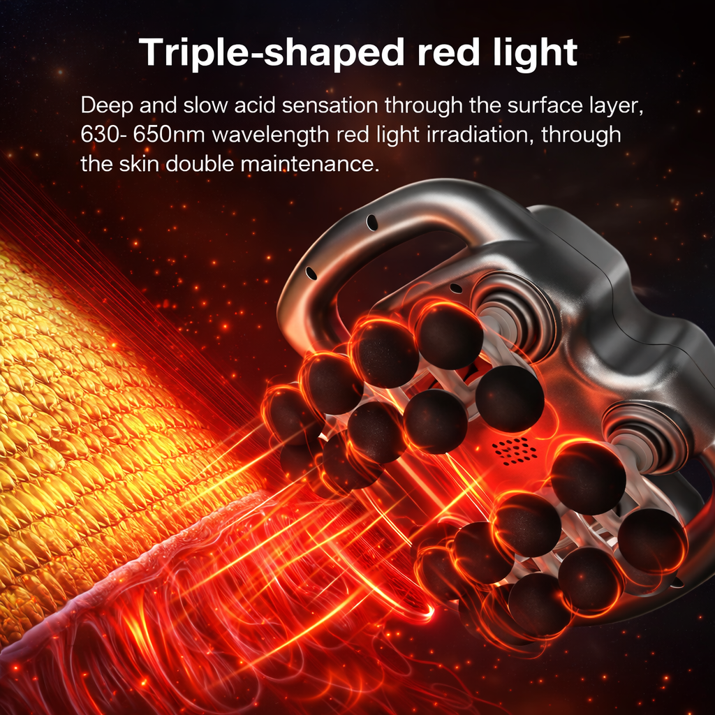 ThermaPulse™ Deep Tissue Massage Gun – Percussion & Heat Therapy by Zorelie.co