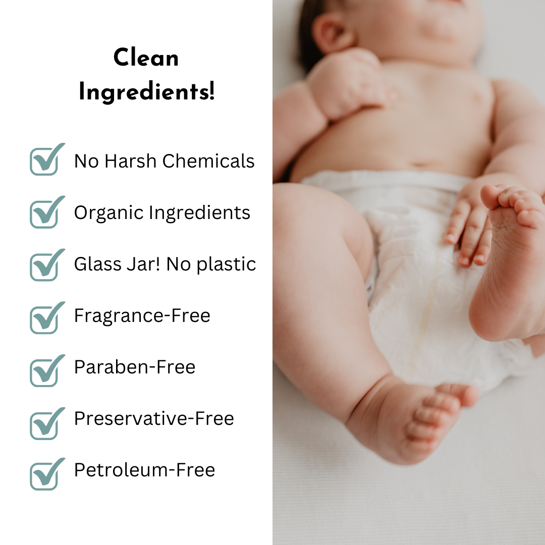 Baby Diaper Rash Relief Balm by Irene Organics