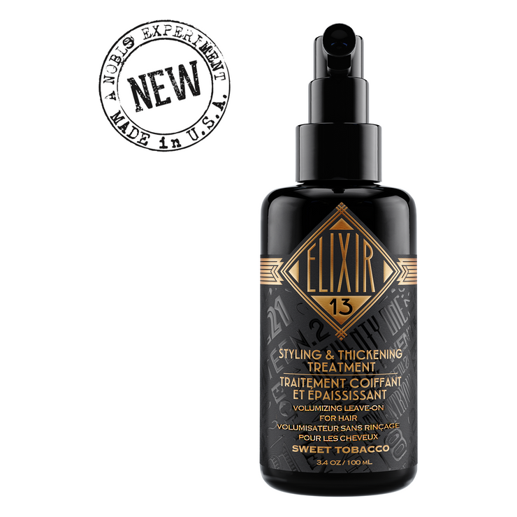 18.21 Man Made Elixir 13 Sweet Tobacco Styling & Thickening Treatment 3.4 oz by Pasteur Pharmacy