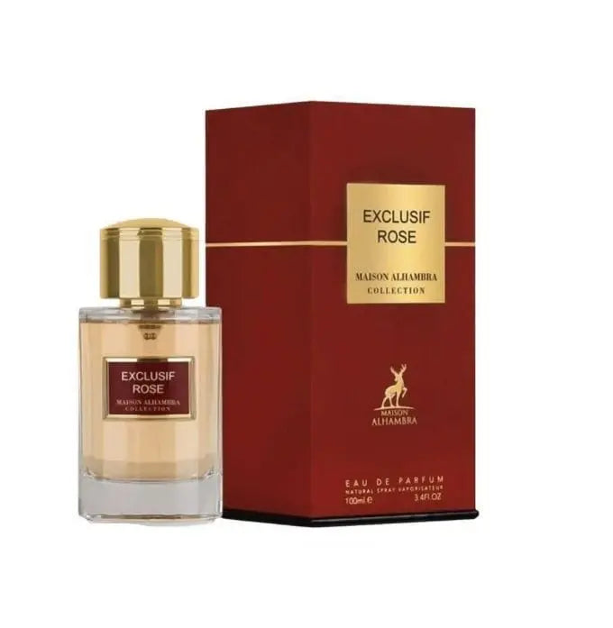 Exclusif Rose By Maison Alhambra For Women 3.4 oz EDP Spray by perfumesandrea