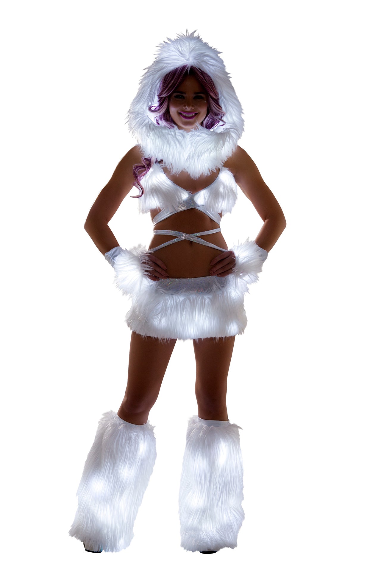 GlowFur Illuminate Light-Up Skirt