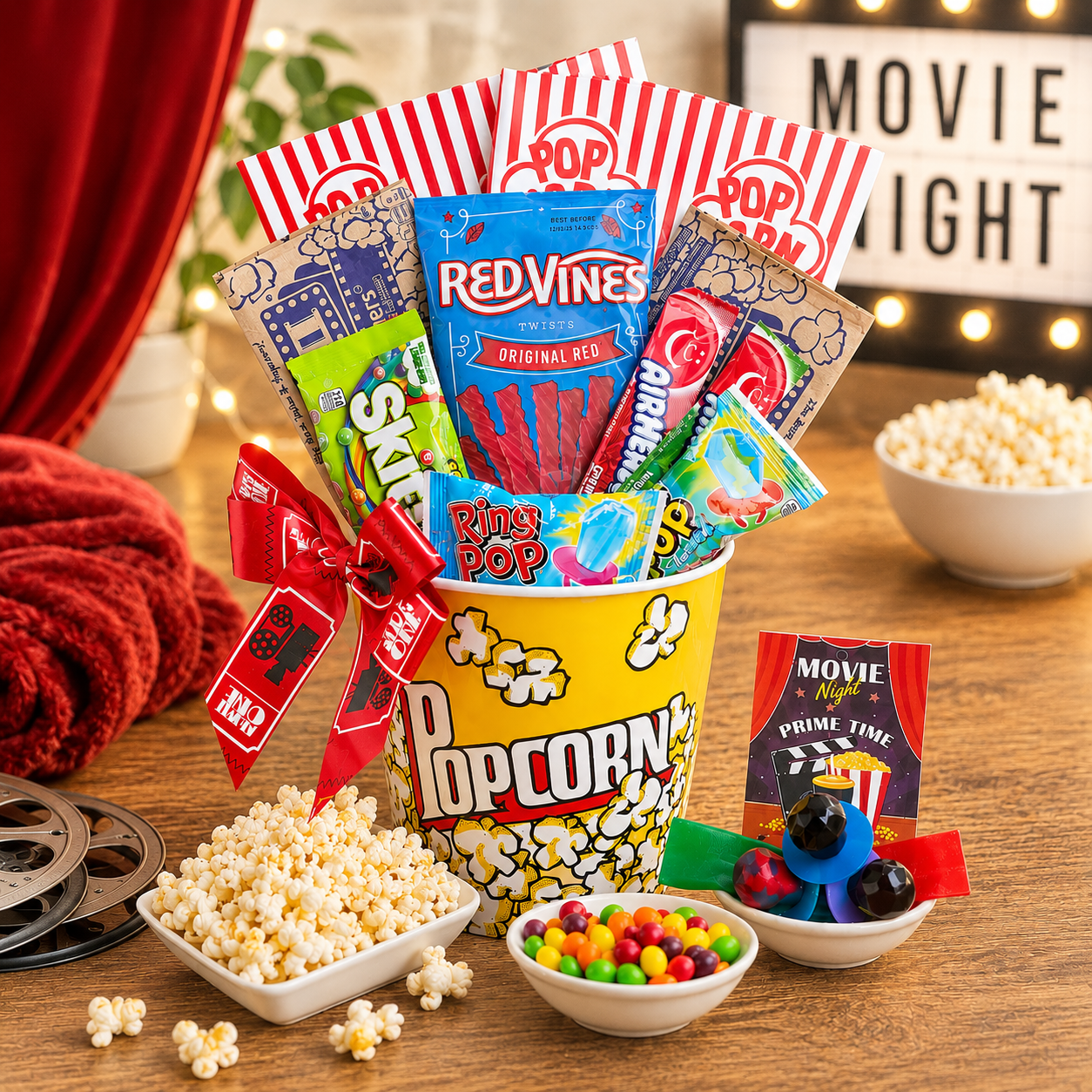 Pop-ular Movie Night Gift Basket by Alder Creek Gift Baskets