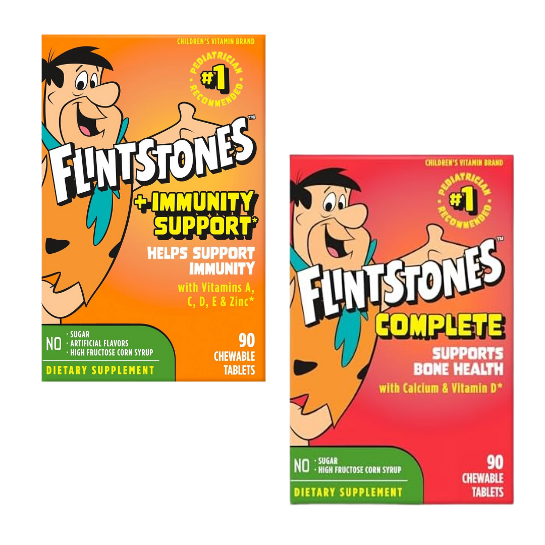 Flintstones™ +Immunity/Complete Multivitamin Chewables (90 ct) by Farmacias Savia