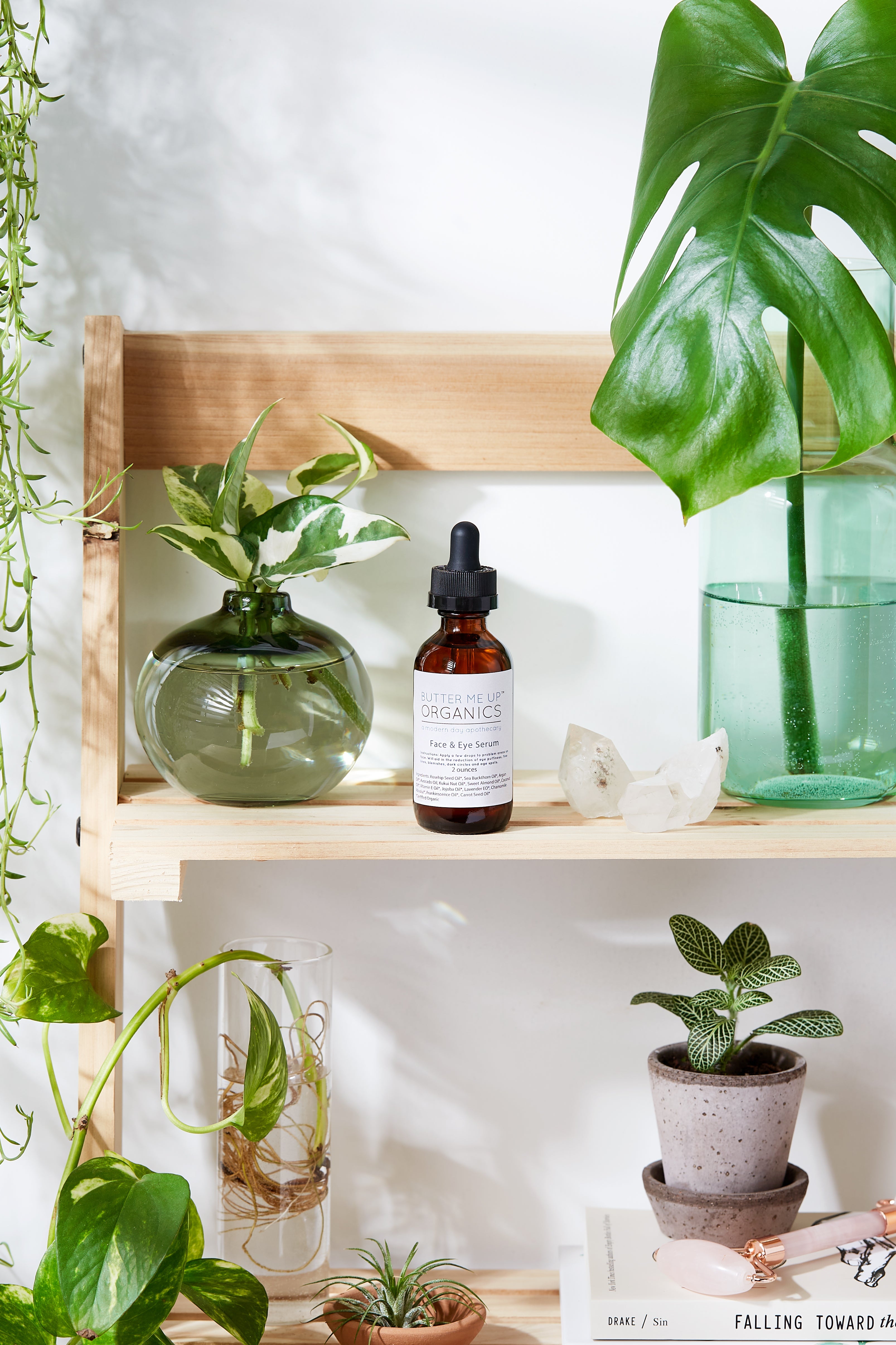 Organic Face & Eye Serum / Organic Facial Oil / Anti-Aging Serum / Organic Facial Serum / Natural Face Oil Butter Me Up Organics / by Butter Me Up Organics