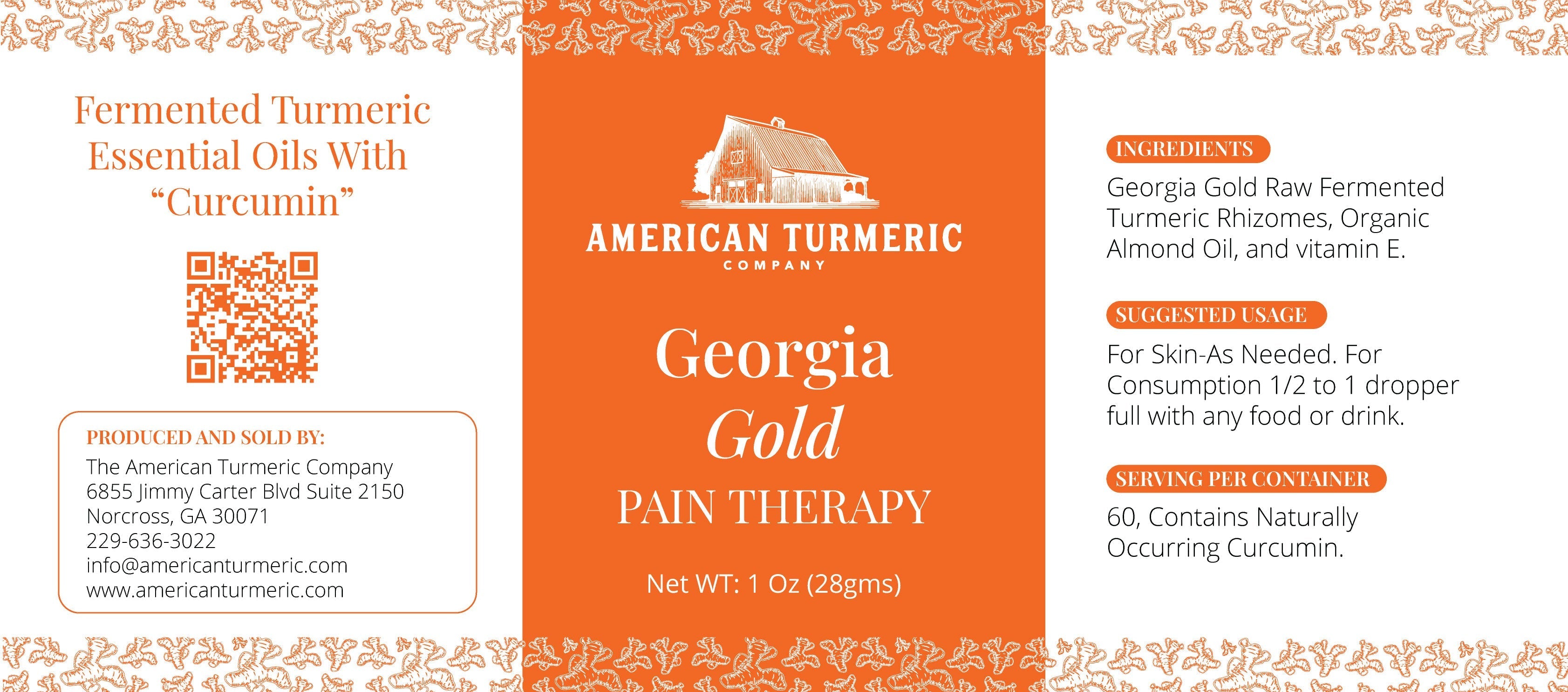 Pain Therapy Fermented Turmeric with Essential Oils