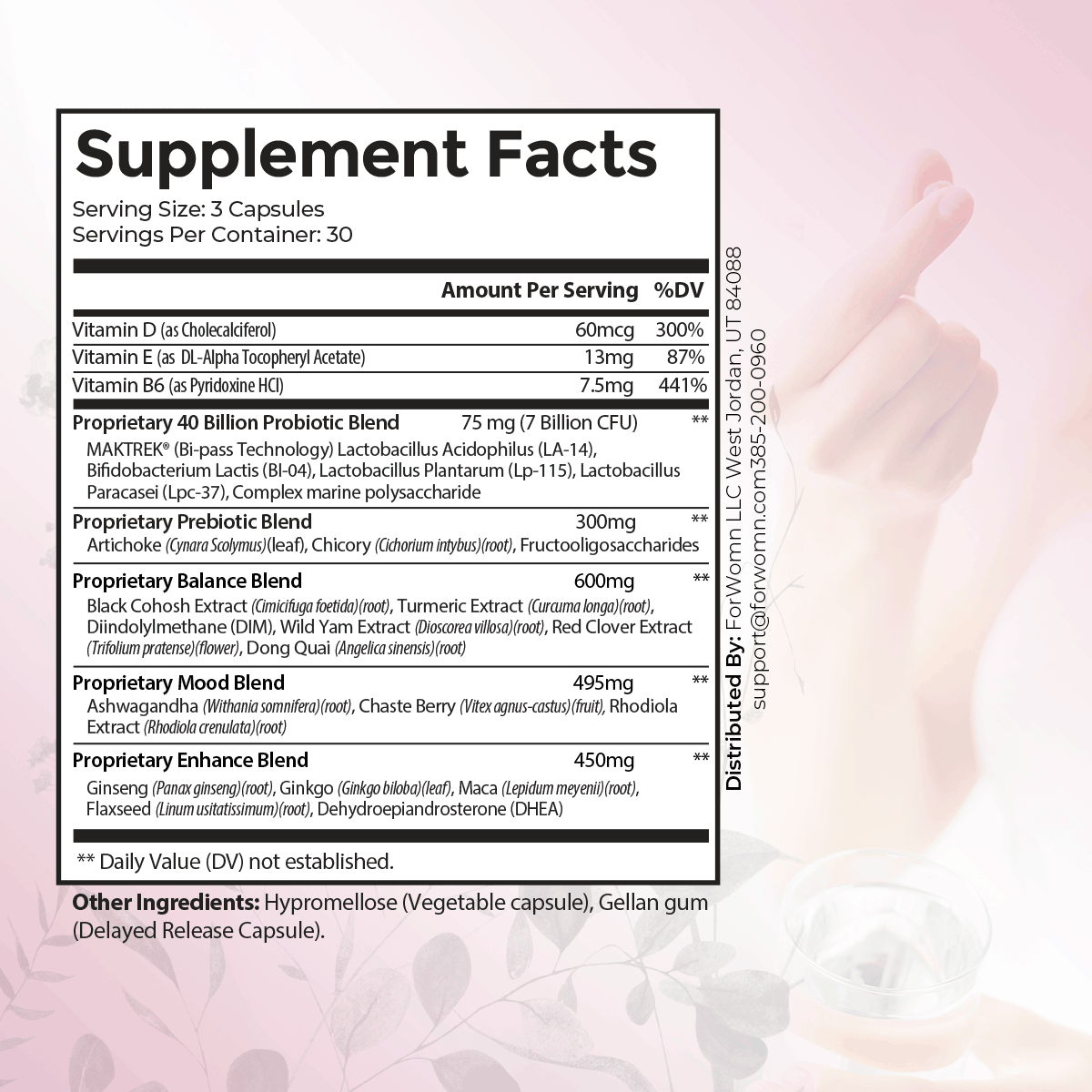 Flourish Menopause Support Supplement by ForWomn | Women&