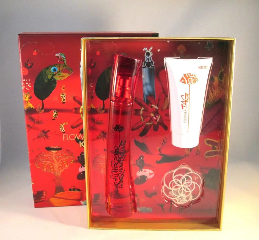 Flower Kenzo Tag By Kenzo For Women (3p Gift Set) by perfumesandrea