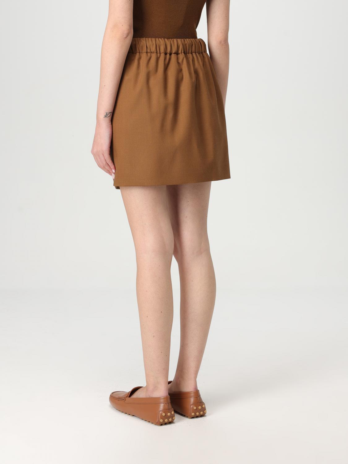 Max Mara Skirt Woman Leather by Luosophy