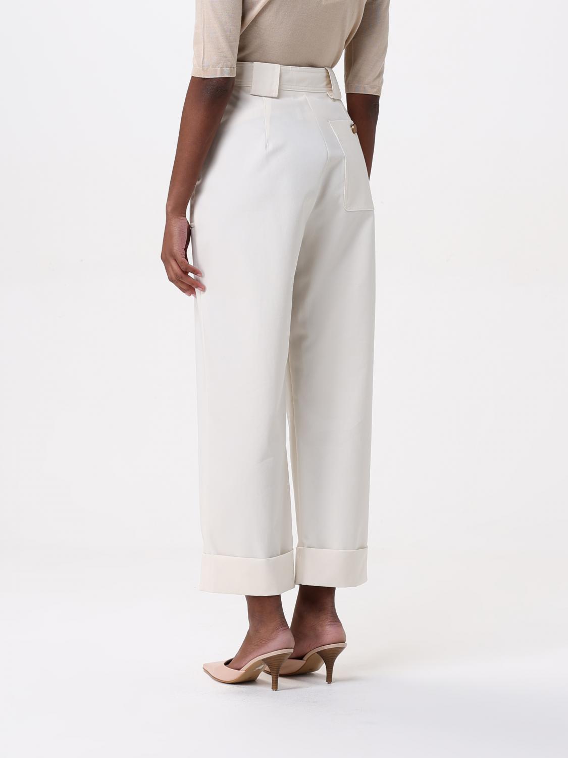 Max Mara Pants Woman White by Luosophy