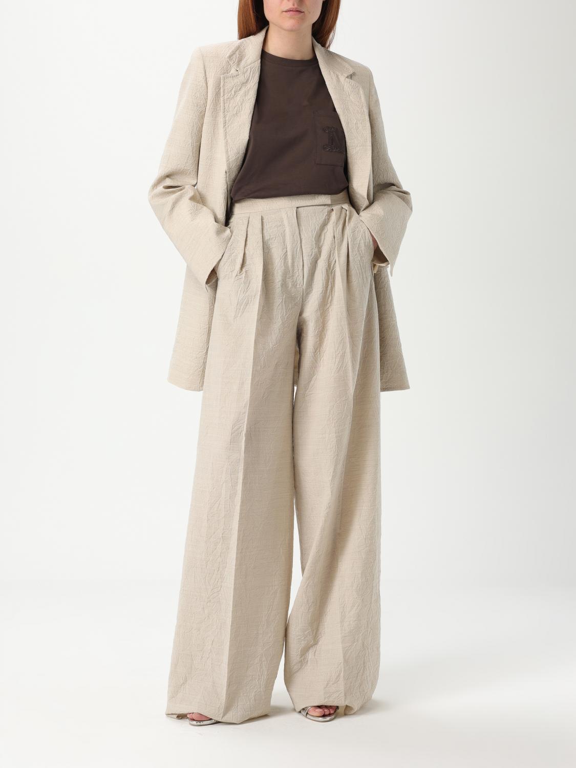 Max Mara Jacket Woman Beige by Luosophy